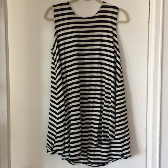 Brandy Melville Dresses & Skirts - BRANDY MELVILLE Black & White Striped Skater Dress